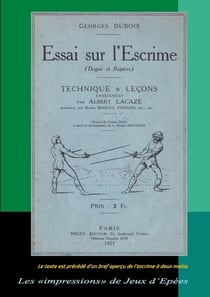 Essai sur l'Escrime (Dague et Rapière)