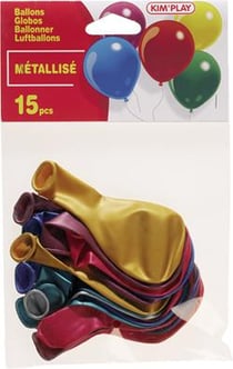 15 BALLONS A GONFLER ASSORTIS 15 BALLONS A GONFLER ASSORTIS