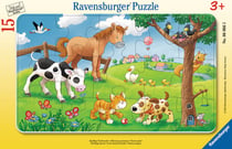 Puzzle Affectueux Animaux - 15 pièces - Ravenburger