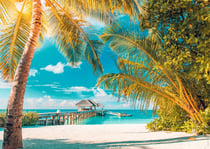 Puzzle 1500 pièces - Plage paradisiaque - Nathan