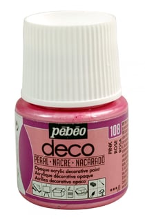 Peinture Déco nacré Pébéo 45 ml - Rose