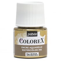 Encre aquarelle Colorex Pébéo - 45 ml - or riche
