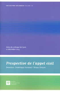 Prospective de l'appel civil