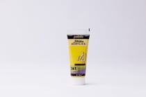 Tube 100 ml de peinture Studio Acrylics High Viscosity Pébéo - Jaune fluo - Fine - Transparent