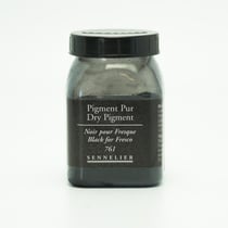 Pot de pigment - noir pour fresque n°761