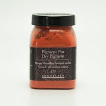 Pot de pigment - rouge vermillon Français substitut n°675