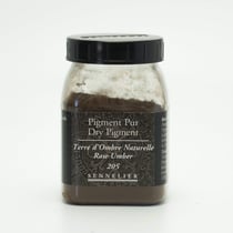 Pigment en poudre - pot de 200 ml - terre ombre nature N°205