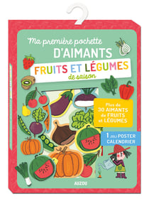 Ma première pochette d'aimants : Fruits et légumes de saison