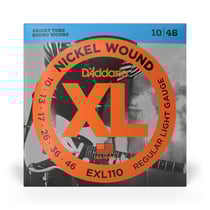 D'Addario EXL110 Regular Light - Cordes en nickel pour guitare électrique - .010 - .046