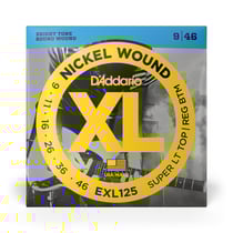 D'Addario EXL125 Super Light - Cordes en nickel pour guitare électrique - .009 - .046