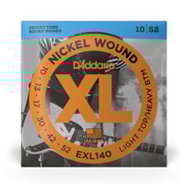 D'Addario EXL140 Light top/Heavy bottom - Cordes en nickel pour guitare électrique - .010 - .052