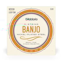 D'Addario Phosphor - Cordes pour banjo - acier nickelé - medium