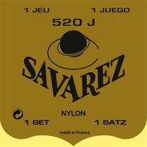 Jeu de Cordes 520J pour guitare classique - Savarez