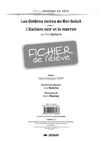 Ombres noires du roi-soleil - fichier