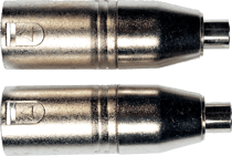 Yellow Cable - Lot de 2 adaptateurs RCA femelle-XLR mâle