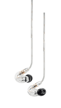 Shure SE215-CL - Ecouteurs intras dynamiques - 1 voie - Translucide