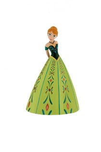 Figurine La Reine Des Neiges Disney - Anna robe verte - 12 cm