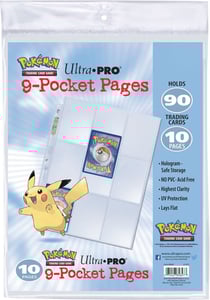 Pokémon - Paquet de 10 Feuilles de Classeur