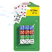 12 dés - 18 mm