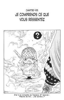 One Piece édition originale - Chapitre 435 - Je comprends ce que vous ressentez