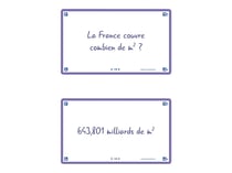 80 flashcards - 7,5 x 12,5 cm - Flash 2.0 Oxford - Uni blanc - cadre violet