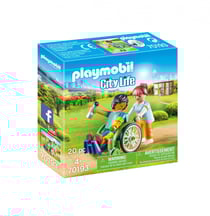 Patient en fauteuil roulant - Playmobil L'hôpital - 70193