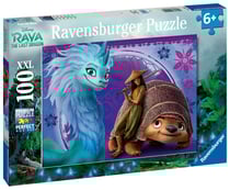 Ravensburger Puzzle 100 pièces XXL - Le monde fantastique de Raya / Disney Raya et le dernier dragon