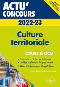 Culture territoriale 2022-2023 - Cours et QCM