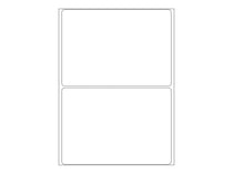 64 étiquettes blanches - 74x105mm