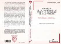Politique de la psychanalyse face à la dictature et à la torture - N'en parlez à personne...