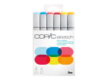 Set 6 Copic Sketch - Couleurs primaires