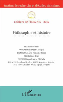 Philosophie et histoire - Cahiers de l'IREA N°5-2016