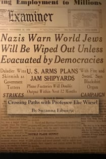 Crossing Paths with Professor Elie Wiesel