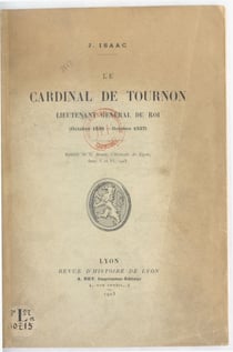 Le cardinal de Tournon : lieutenant général du Roi (octobre 1536-octobre 1537)