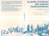 Au jardin d'enfants, des enfants marionnettistes - Une recherche-action