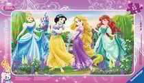 Puzzle cadre 15 p - La promenade des princesses / Disney Princesses