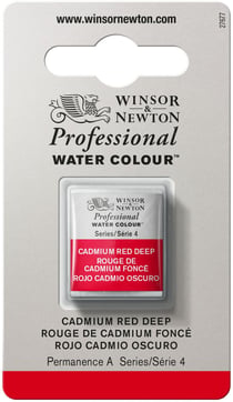 Aquarelle Extra-Fine PWC - 1/2 godet - Rouge de cadmium foncé