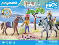 Playmobil® - Amélia et Ben avec chevaux - 71470 - Le club d'équitation
