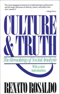 Culture & Truth - The Remaking of Social Analysis