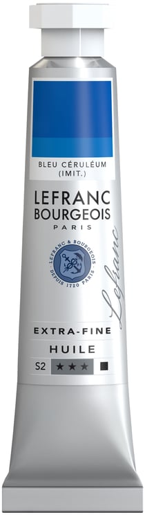 Peinture à l'huile extrafine - 20ml - bleu de céruléum imitation