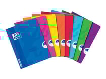 1 cahier de travaux pratiques polypro - 24 x 32 cm - Openflex - Oxford - 80 pages unies - Coloris assortis