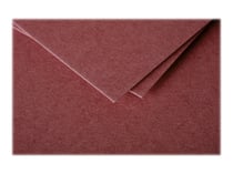 25 marque-places Pollen 85x80 mm - Bordeaux