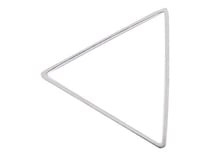 6 assortiment pendentifs triangles  Créalia - Argenté