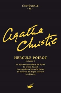Intégrale Hercule Poirot (premier volume) - Intégrale n°3 - Hercule Poirot volume 1
