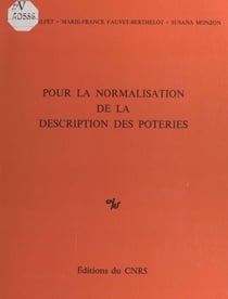 Pour la normalisation de la description des poteries