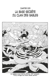 One Piece édition originale - Chapitre 205 - La base secrète du clan des sables