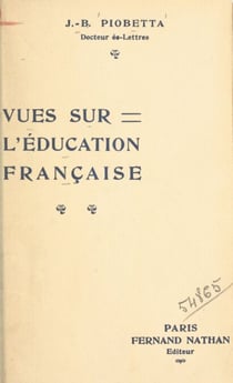 Vues sur l'éducation française
