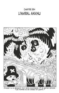 One Piece édition originale - Chapitre 554 - L'amiral Akainu