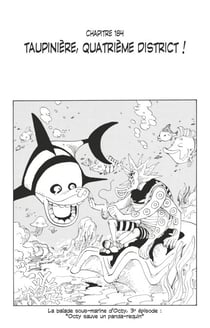 One Piece édition originale - Chapitre 184 - Taupinière, quatrième district !
