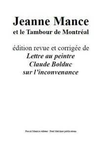 Jeanne Mance - et le Tambour de Montréal